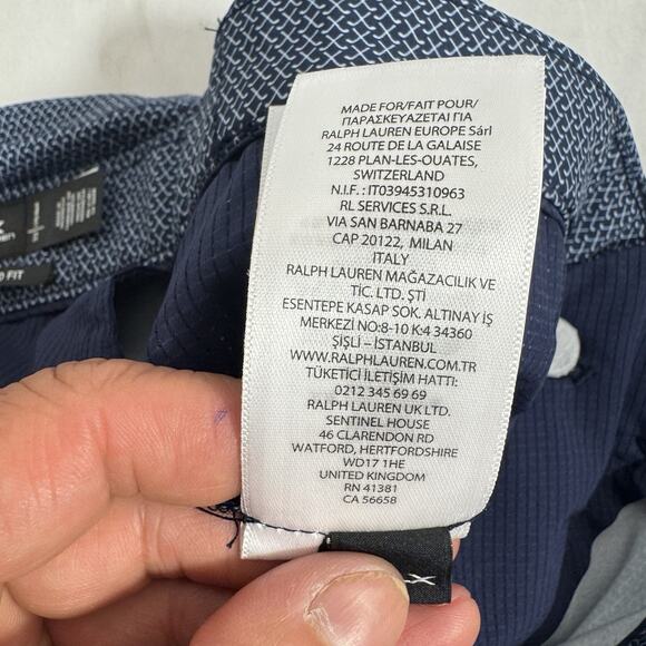 Polo Ralph Lauren RLX Men 33 Shorts Navy Golf Concept Water Repellent - Picture 9 of 14